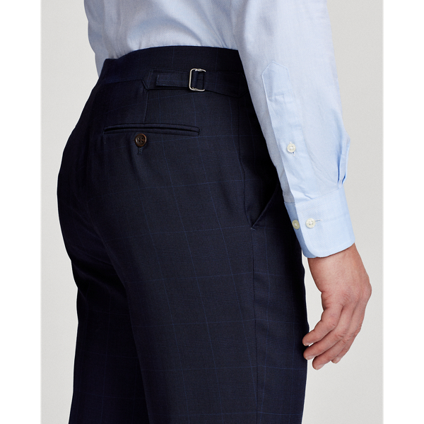 Navy/Blue Polo Plaid Wool Twill Suit Polo Ralph Lauren 10