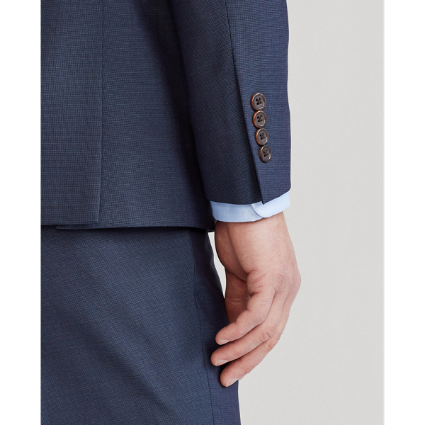 Navy/Blue Polo Pin Dot Wool Suit Polo Ralph Lauren 7