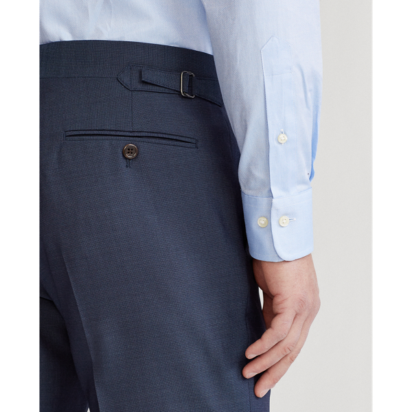 Navy/Blue Polo Pin Dot Wool Suit Polo Ralph Lauren 10