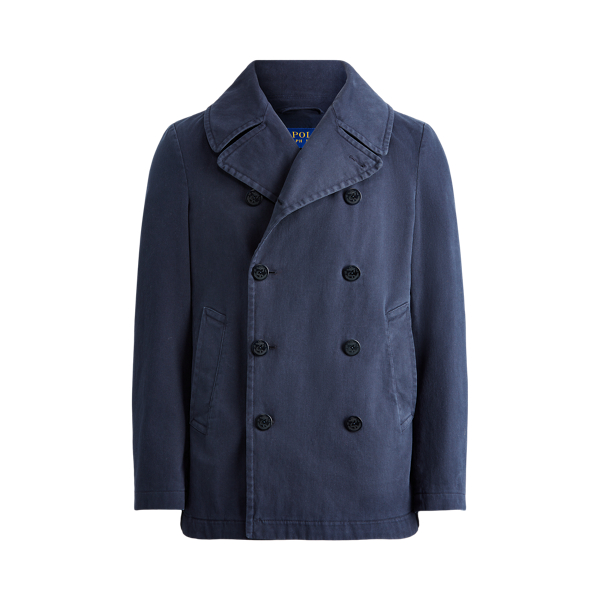 Garment-Dyed Peacoat