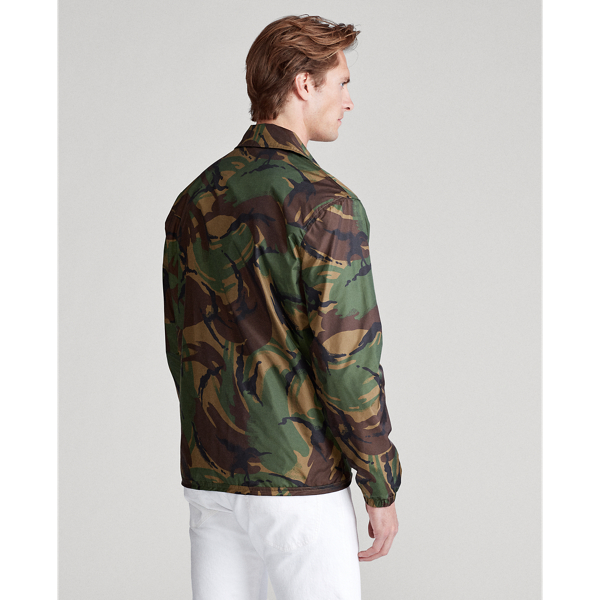 British Elmwood Camo Camo-Print Coach's Jacket Polo Ralph Lauren 5