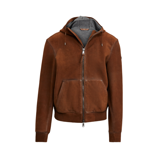 Kapuzenjacke aus Nubukleder Polo Ralph Lauren in 1