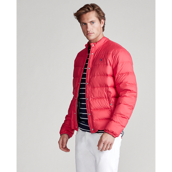RL Red Quilted Down Jacket Polo Ralph Lauren 4
