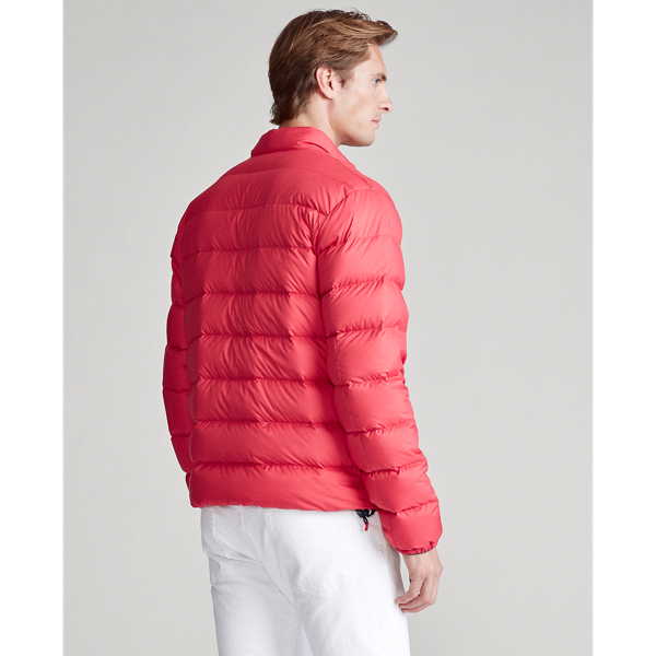RL Red Quilted Down Jacket Polo Ralph Lauren 5