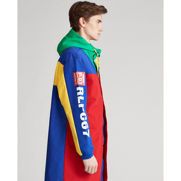 Red Multi P-93 Colour-Blocked Marsh Coat Polo Ralph Lauren 5