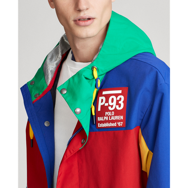 Red Multi P-93 Colour-Blocked Marsh Coat Polo Ralph Lauren 7