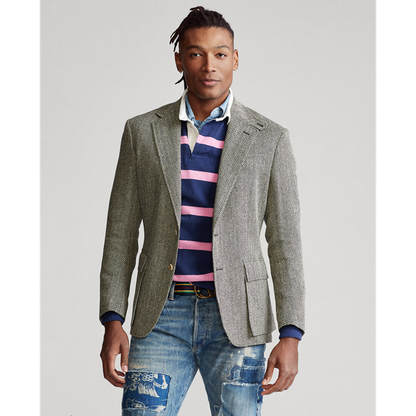 Ralph lauren herringbone jacket on sale