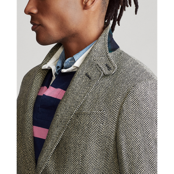 Rl67 herringbone jacket hotsell