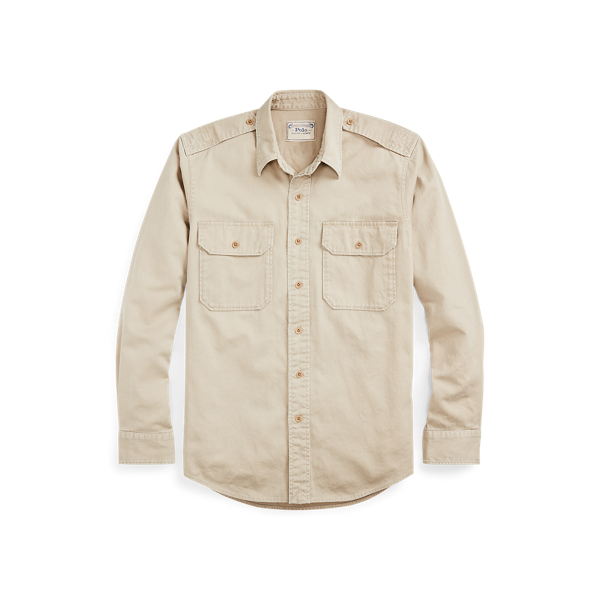 Classic Fit Twill Shirt Polo Ralph Lauren em 1