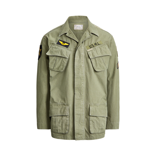 Vorgewaschene Hemdjacke aus Twill Polo Ralph Lauren in 1