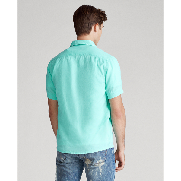 Jadeite Custom Fit Linen-Blend Shirt Polo Ralph Lauren 5