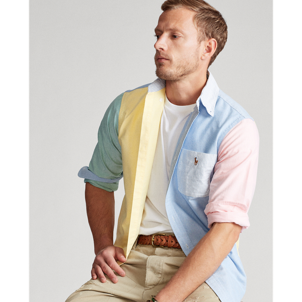Classic-Fit Oxfordhemd Polo Ralph Lauren in Einfarbiges Freizeithemd 4