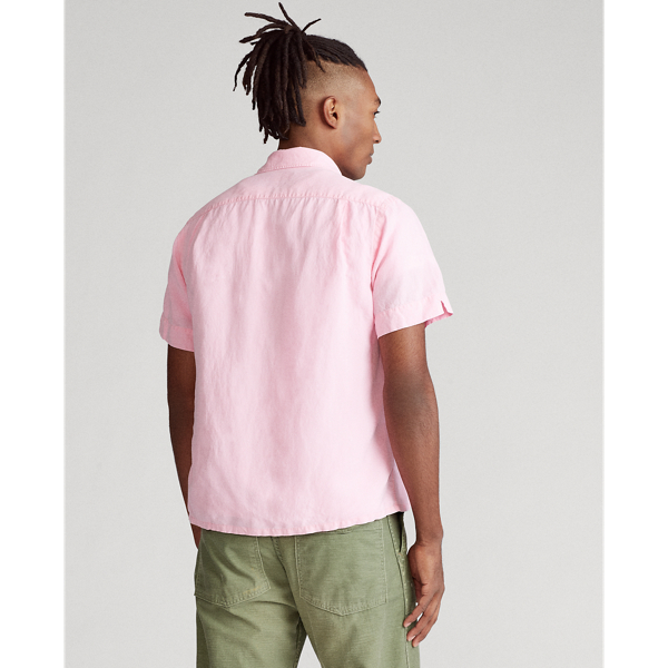 Custom Fit Linen-Blend Shirt