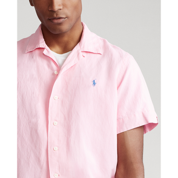 Custom Fit Linen-Blend Shirt