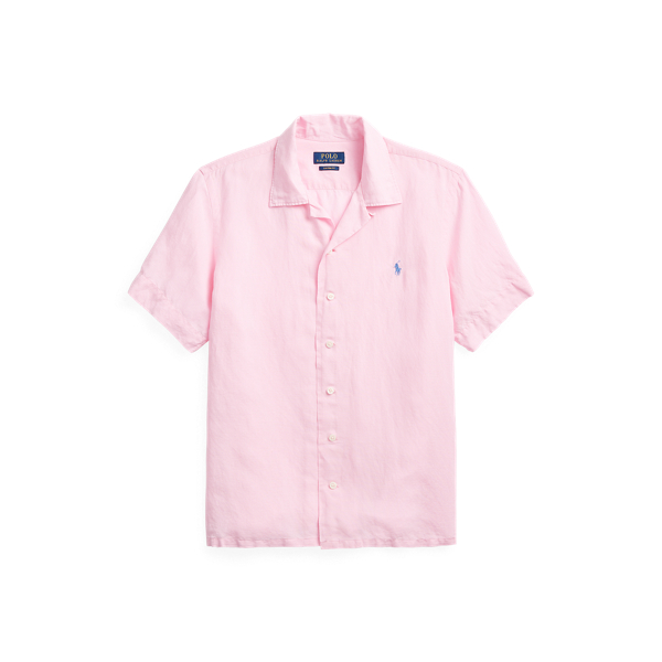 Custom Fit Linen-Blend Shirt