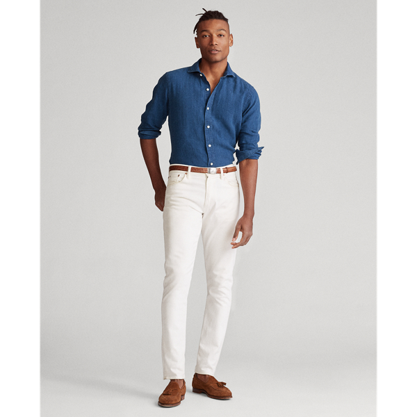 Dark Blue Classic Fit Striped Shirt Polo Ralph Lauren 3
