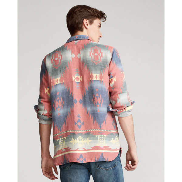 Sar Multi Classic Fit Southwestern Shirt Polo Ralph Lauren 4