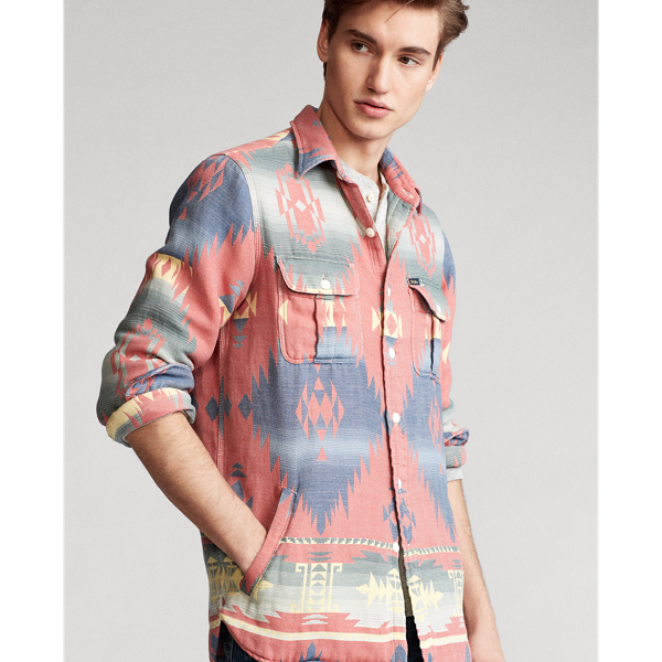 Sar Multi Classic Fit Southwestern Shirt Polo Ralph Lauren 5