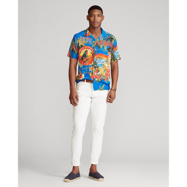 Cigar Box Classic Fit Tropical Shirt Polo Ralph Lauren 3