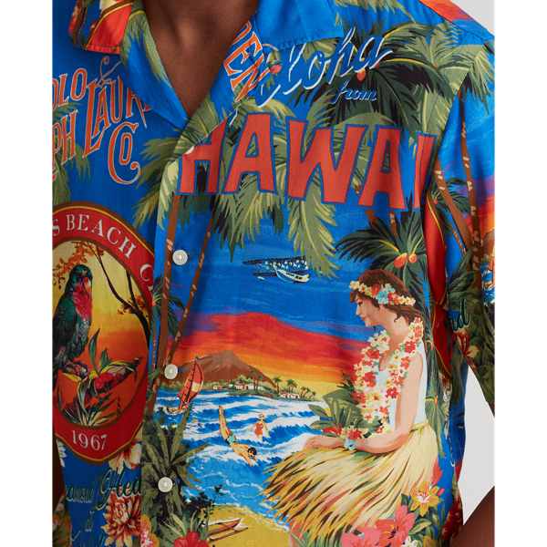 Cigar Box Classic Fit Tropical Shirt Polo Ralph Lauren 5