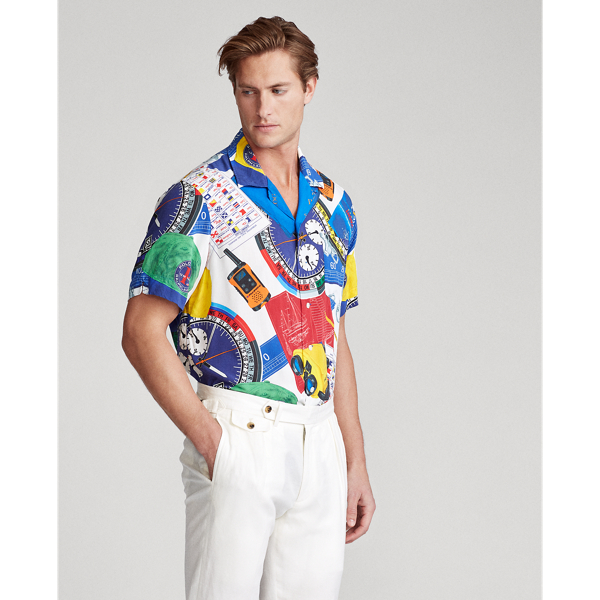 Navigational Scarf Polo Sport Camp Shirt Polo Ralph Lauren 4