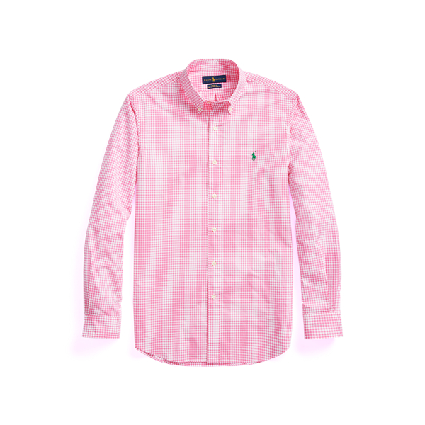 Slim Fit Plaid Poplin Shirt Polo Ralph Lauren 1