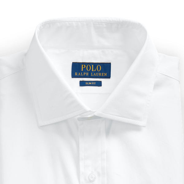 White Regent Slim Fit Poplin Shirt Polo Ralph Lauren 8