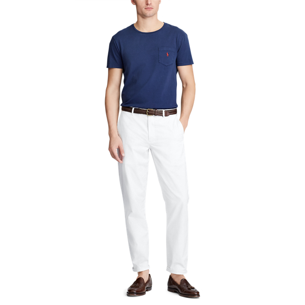 Straight-Fit Stretch-Chinohose Polo Ralph Lauren in Wei&szlig; 4
