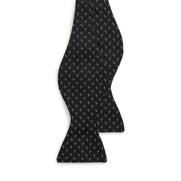 Silk Jacquard Bow Tie Purple Label em 1