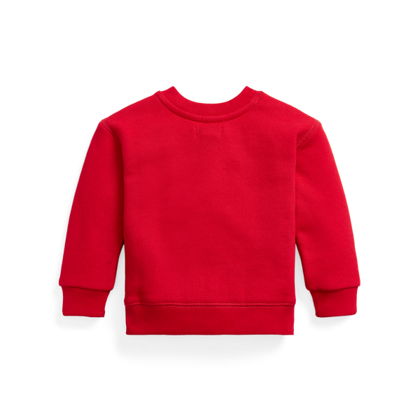 ★★POLO RALPH LAUREN★★ Fleece Crewneck Sweatshirt Red MNP Fleece Crewneck Sweatshirt | Ralph Lauren