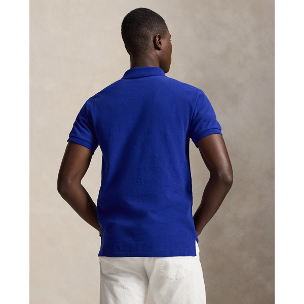 Polo en coton piqu&eacute; coupe cintr&eacute;e Polo Ralph Lauren en Royal Blue 5