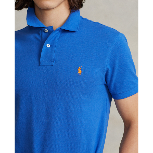 Slim-Fit Poloshirt aus Piqu&eacute; Polo Ralph Lauren in New Iris Blue 6
