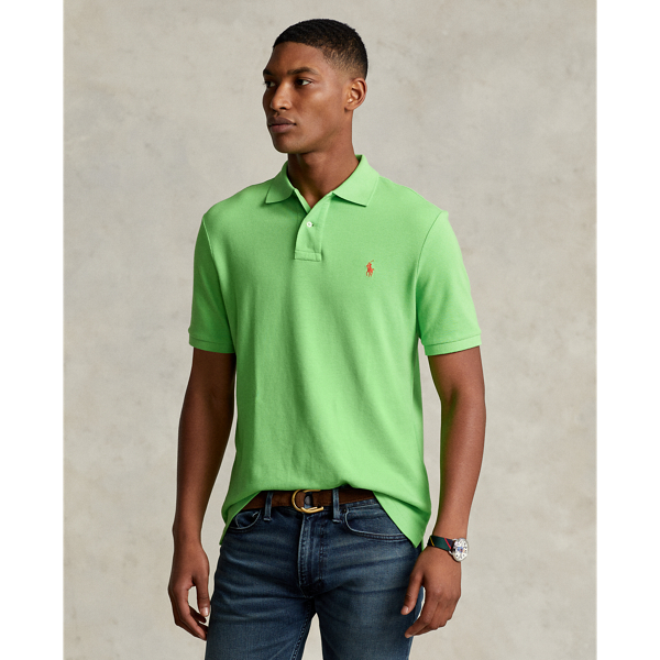 Kiwi Lime Slim-Fit Poloshirt aus Piqué Polo Ralph Lauren 1