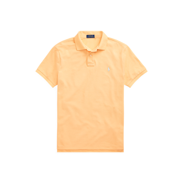 Polo en coton piqu&eacute; coupe cintr&eacute;e Polo Ralph Lauren en Orange Key West 2