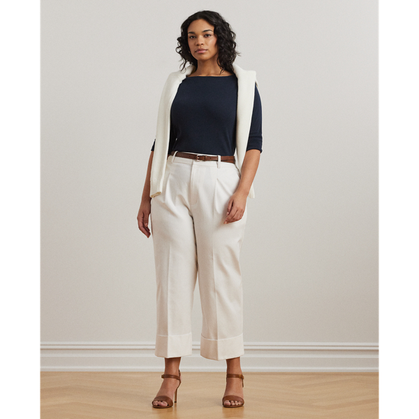 Stretch Cotton Boatneck Top | Ralph Lauren