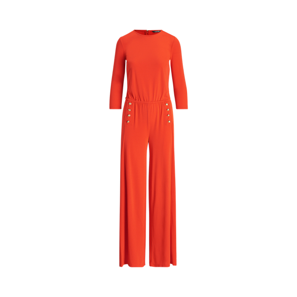 Buttoned-Placket Jumpsuit Lauren in 1
