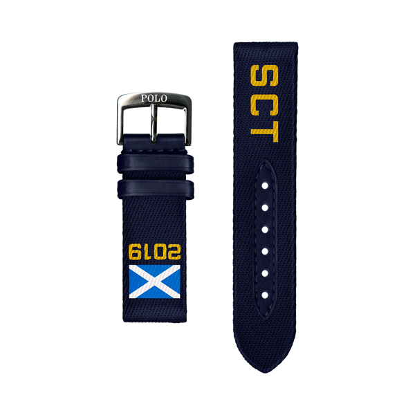 White Scotland Kicker Bear Watch Strap Polo Ralph Lauren 2