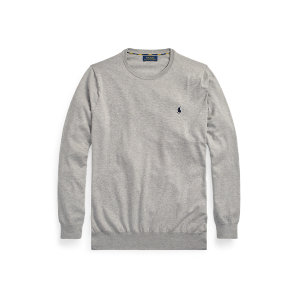 Maglia a girocollo in cotone Big & Tall in 1