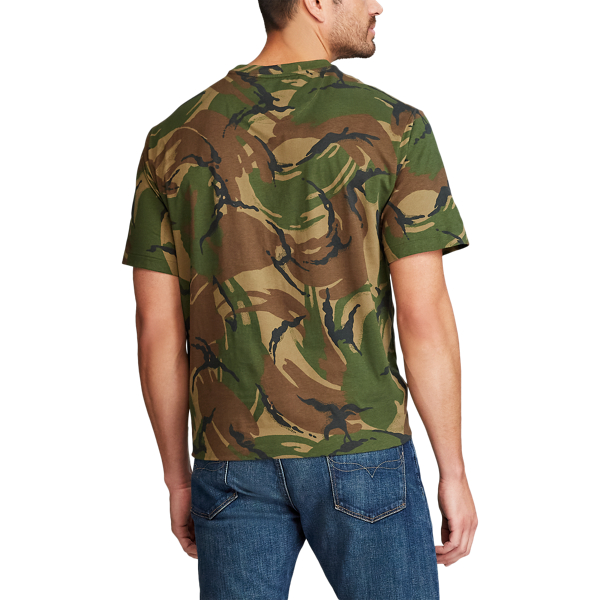British Elmwood Camo Camo Cotton Pocket T-Shirt Big & Tall 4