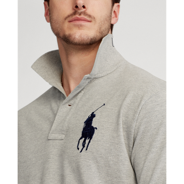 Andover Heather Big Pony Mesh Polo Shirt Big & Tall 6