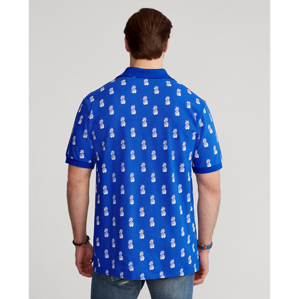 Pacific Royal Bathsheba Pineapple Mesh Polo Shirt Big & Tall 5