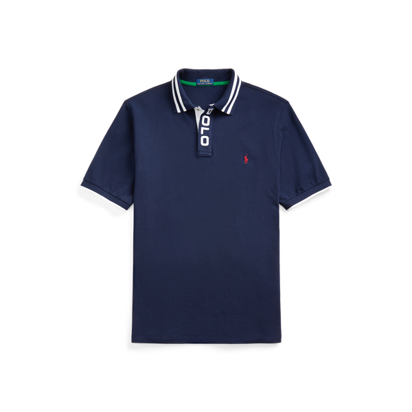 Piqu&eacute;-Polohemd mit gestreiftem Kragen Big & Tall in 1