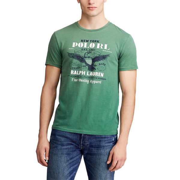 Verano Green Cotton Jersey Graphic T-Shirt Big & Tall 3