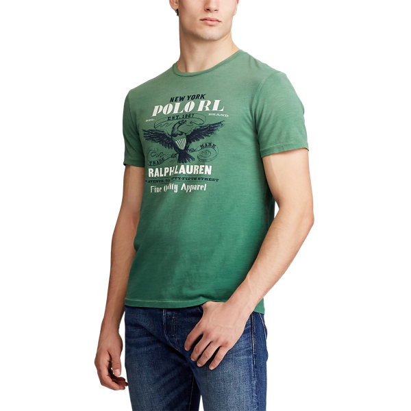Verano Green Cotton Jersey Graphic T-Shirt Big & Tall 5