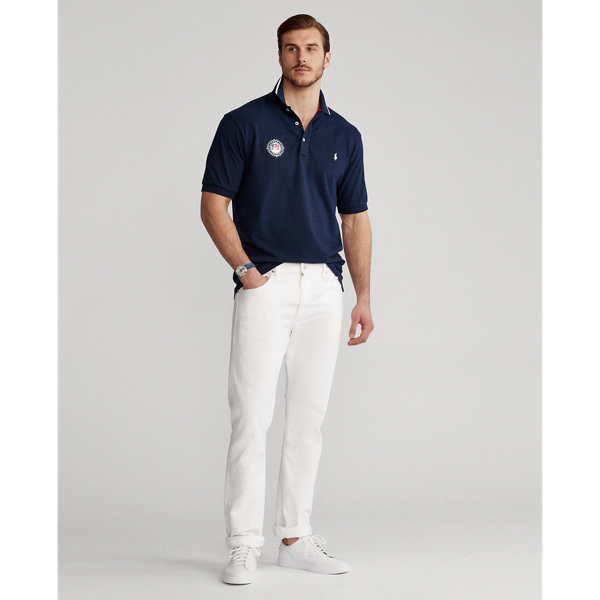 Cruise Navy Racing Mesh Polo Shirt Big & Tall 4