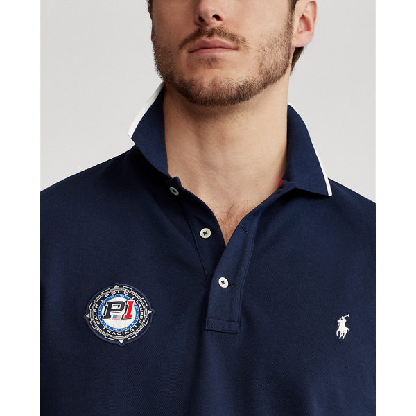 Cruise Navy Racing Mesh Polo Shirt Big & Tall 7