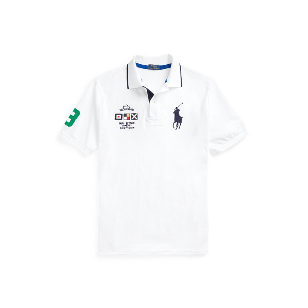 Yacht Club Mesh Polo Shirt for Men Ralph Lauren UK