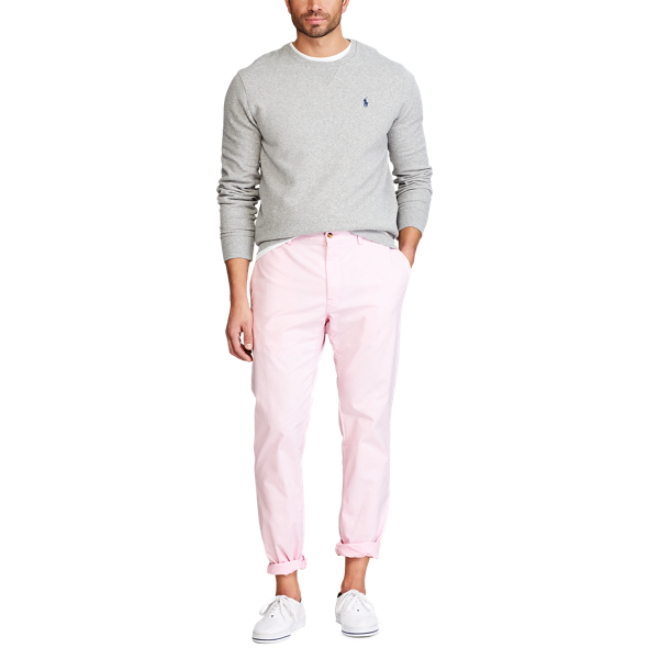 Stretch Classic Fit Chino Pant Big & Tall em Bath Pink 2