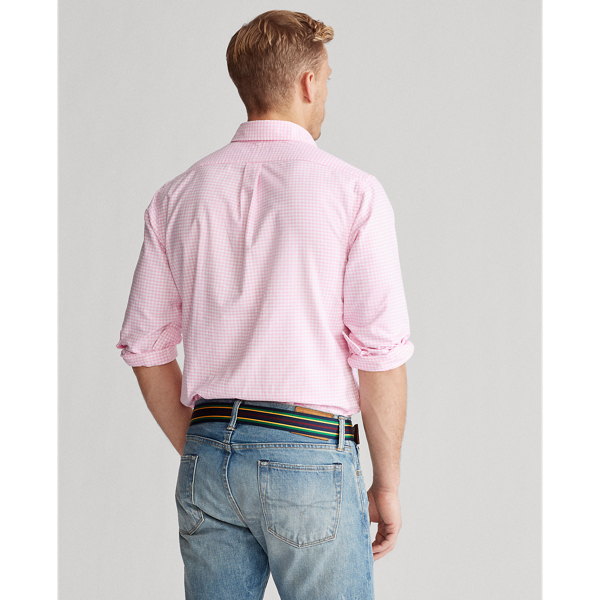 Pink/White Classic Fit Gingham Shirt Big & Tall 4