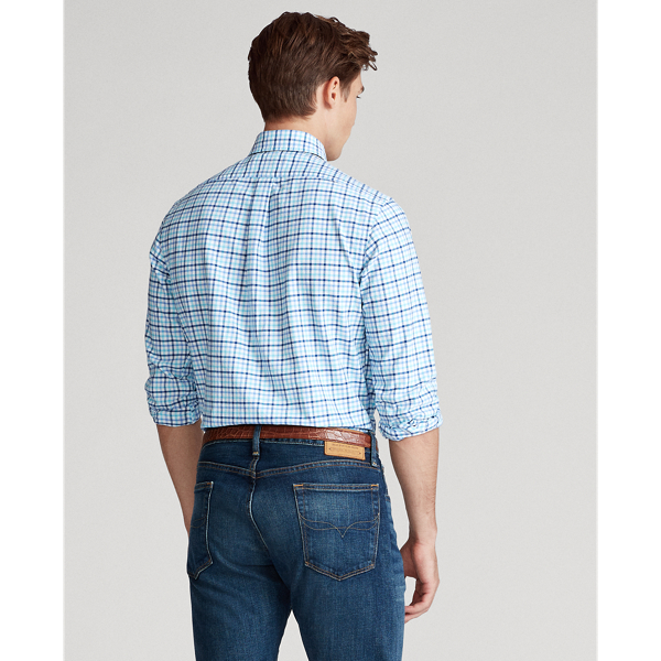 Blue/Turquoise Classic Fit Oxford Shirt Big & Tall 4